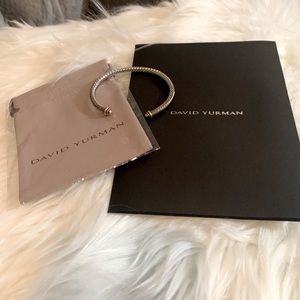 David Yurman Cable Classic Coll. w/18k yellow gold